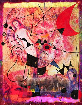 Art Party met Chagall Miro Rothko Brandt en Zanolino van Giovani Zanolino