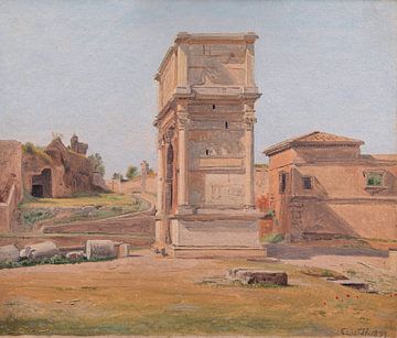 Constantin Hansen, De Titusboog in Rome, 1839