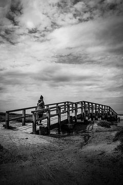 Wooden bridge in Sankt Peter-Ording by Danny Finch