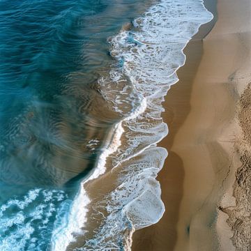 Golden coastline by Poster Art Shop