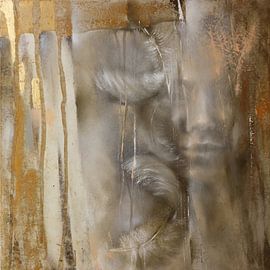 Der Blick: Cora mit Federn von Annette Schmucker