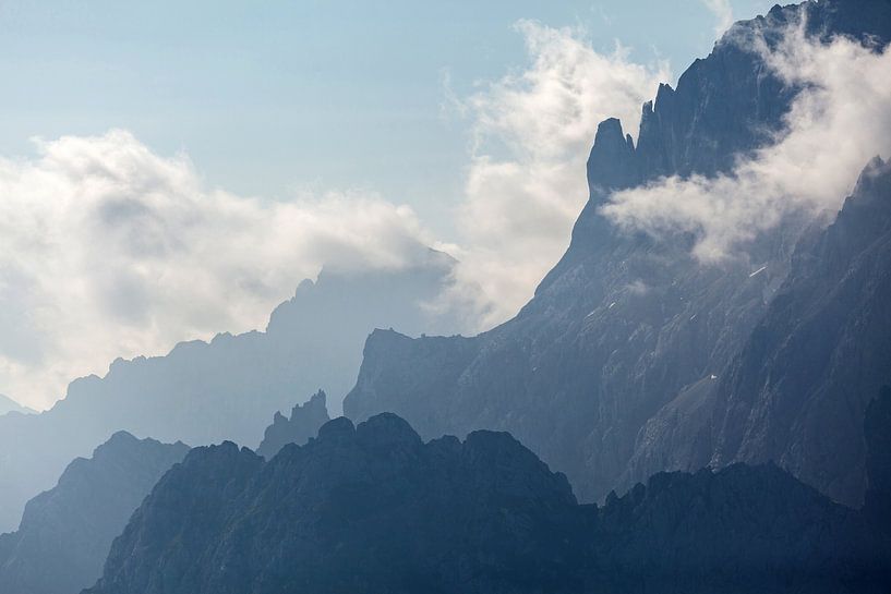 Silhouettes des montagnes du Karwendel par Jiri Viehmann