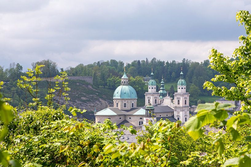 Salzburg Cathedral and Salzburg Glockenspiel by t.ART