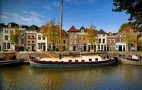 De Brede haven van Den Bosch in herfstsfeer.