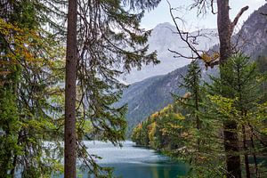 Zugspitzmassiv und Zugspitze mit Eibsee von Torsten Krüger