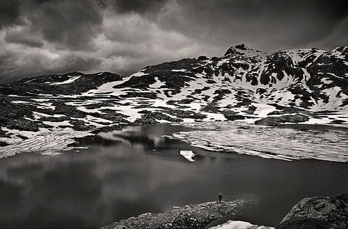 The Lake with fisherman