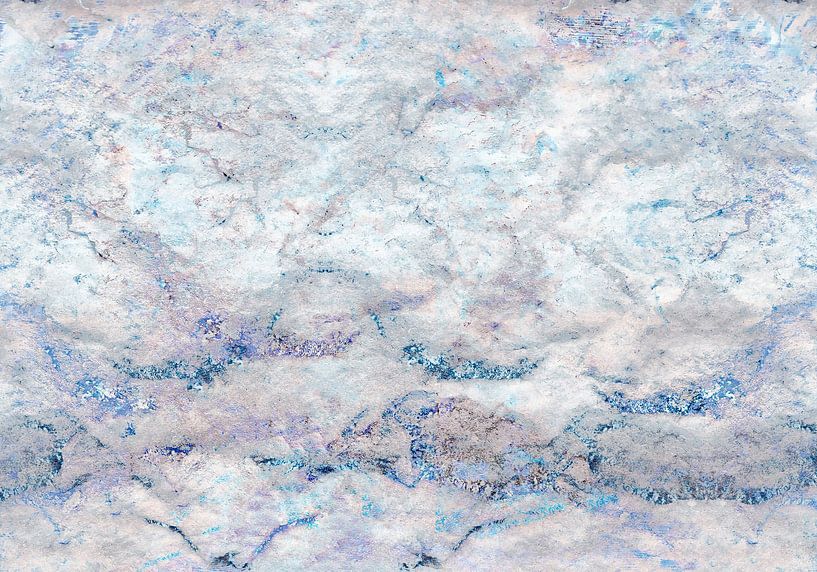 Nordic Abstract Scandinavia Landscape by Mad Dog Art