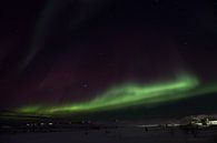 Nordlichter in Island über den Berg . von Arjan Groot Miniaturansicht