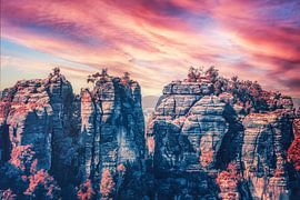 Surreale Landschaften in Bad Schandau am Schrammstein von Jakob Baranowski - Photography - Video - Photoshop