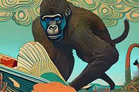 Een gorilla in Japan