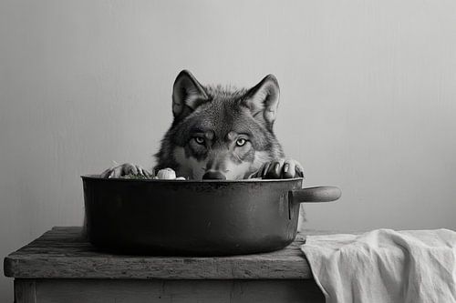Wolf in de keuken