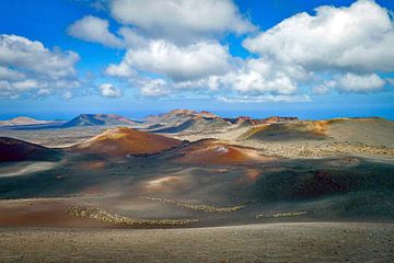 Nationaal park Timanfaya Lanzarote van Pierre Verhoeven