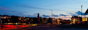 Göteborg Harbour - Night Traffic van Colin van der Bel