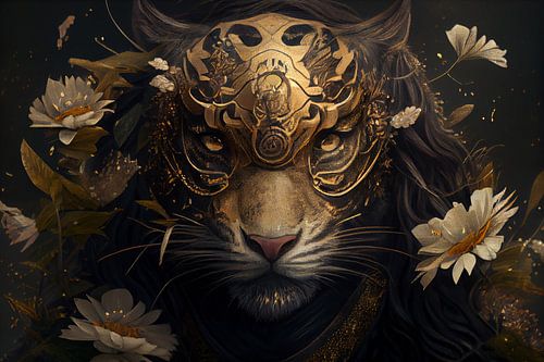 Tijger digitale kunst