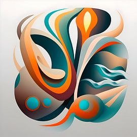 Formes organiques de la Terre nourricière 6 sur The Art Kroep