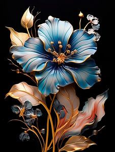 Blumen und Gold