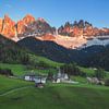 Dolomites Sankt Magdalena Lueur des Alpes sur Jean Claude Castor