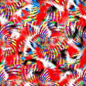 Muster "Rote Wirbel"