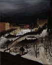 Sulho Sipilä - The skating rink (1932) by Peter Balan thumbnail