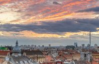 Ansicht Skyline Zagreb - Kroatien von Marcel Kerdijk Miniaturansicht