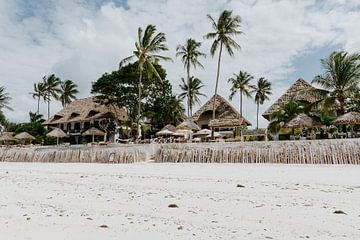 Living on the beach | Reisfotografie Zanzibar| Wall art | Fine art prints van Alblasfotografie