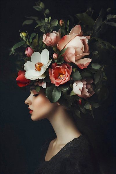 Betoverend stemmig bloemenportret van Andrea Haase