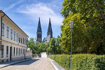 Basilica of St. Peter and St. Paul Vyšehrad in Prague by Melanie Viola