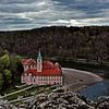Le monastère de Weltenburg vu d'en haut sur Roith Fotografie