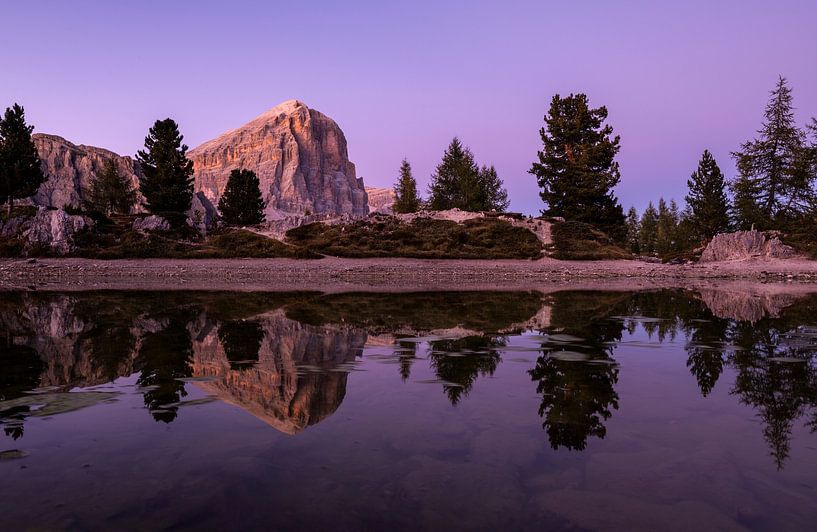 Lago Di Limides reflectie Tofana van mavafotografie
