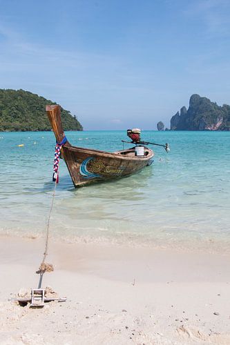 Die Transportmittel von Koh Phi Phi, Thailand.