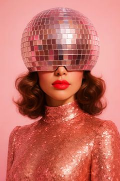 Futuristic Disco Glam van But First Framing
