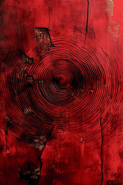 Texture en bois Red Heart à Concentra par Eva Lee