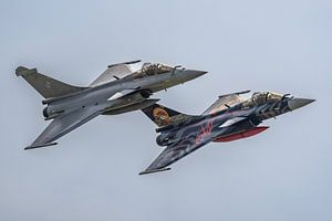 Vorbeiflug des Rafale Tactical Display Teams.