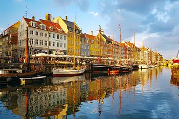 Vue de la vieille ville de Kophenhagen