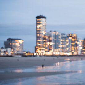 Toutes les petites lumières - Skyline boulevard Vlissingen sur Eleana Tollenaar