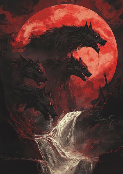 Bloed Maan Cerberus van marukin