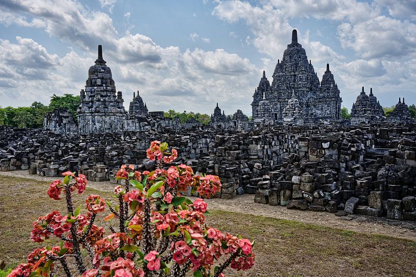 The majestic ruins of Candi Sewu by Frank Photos