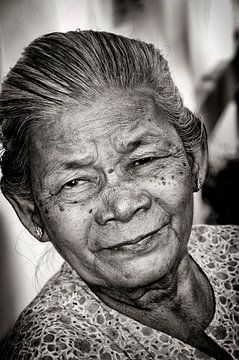 Elderly Woman by Ton Bijvank