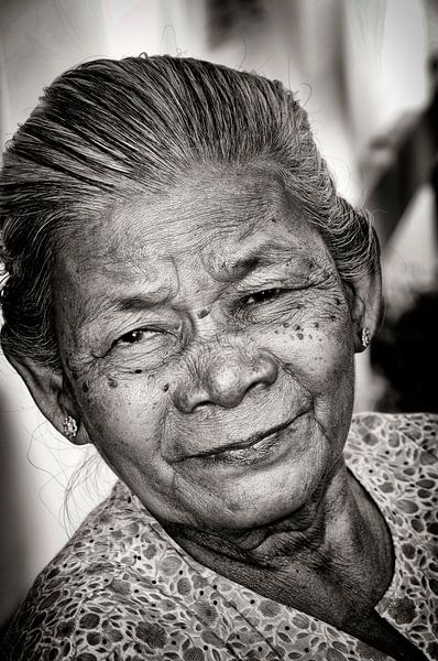 Femme âgée par Ton Bijvank