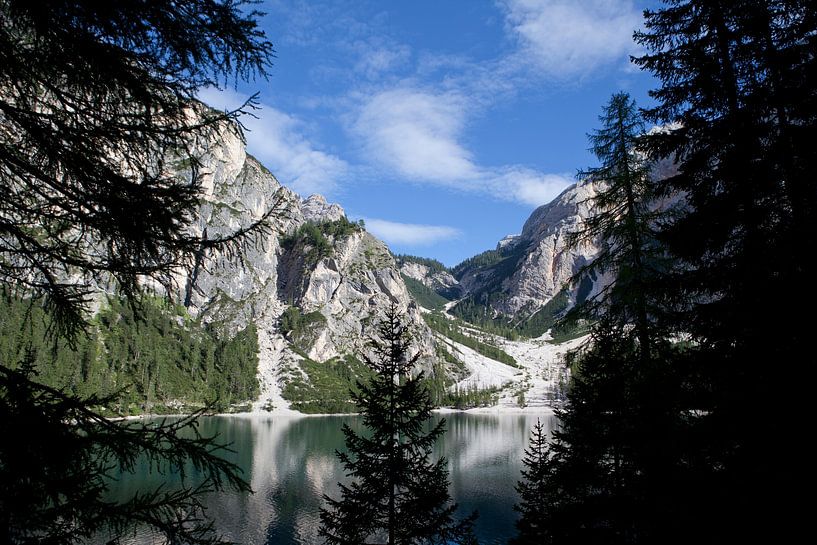 Dolomites, Lago di Braies, Italy by Kees van Dun
