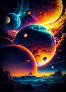 Fantasie ruimteplaneet