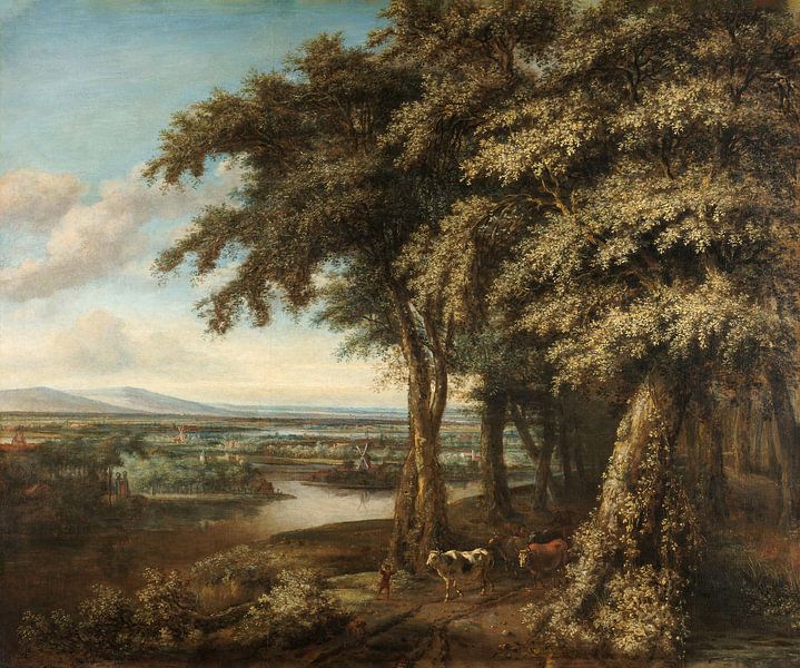 Der Eingang zum Wald, Philips Koninck von Meisterhafte Meister