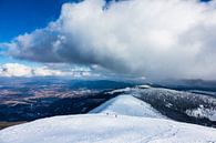 Blick von der Schneekoppe im Riesengebirge in Tschechien von Rico Ködder Miniaturansicht