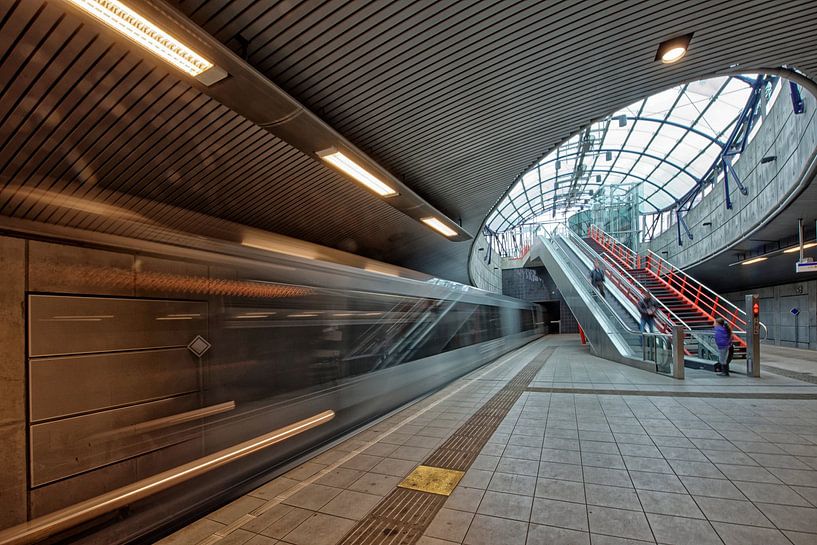 Parkweg metro station, Schiedam by Tilly Meijer