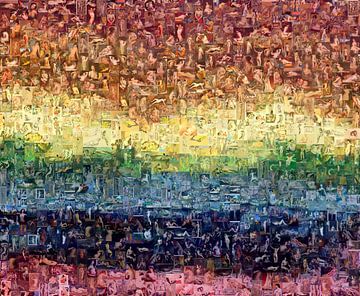 Regenbogen Mosaik von Atelier Liesjes