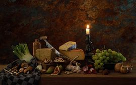 Klassisches dunkelbraunes Stilleben von FotoBob