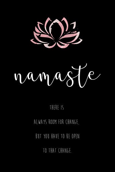 Yoga - namaste par Poster Art Shop