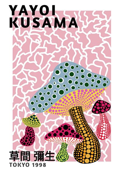 Champignon Yayoi Kusama par P U F F Y