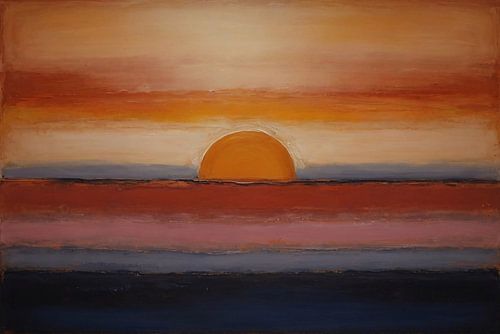 Zonsondergang Mark Rothko stijl