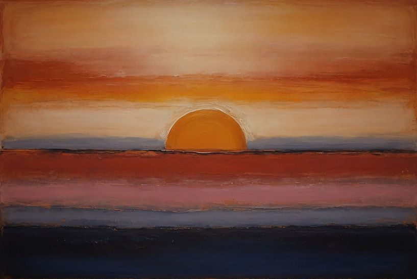 Sonnenuntergang im Mark Rothko-Stil von Art & Soul Creations